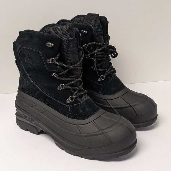 Kamik Fargo 2 Waterproof Winter Boots, Black Suede, Men's 12 M - Picture 1 of 6